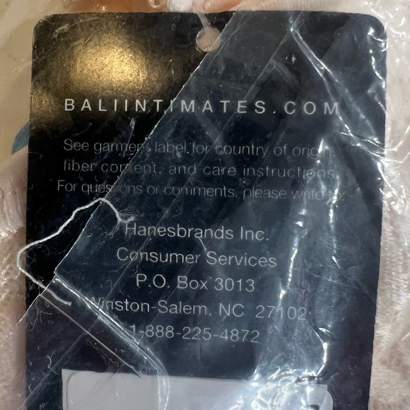 Bali‎ Intimates Elegant Lace Nude Bra. No Underwire. Size 36C. NWT. - Picture 4 of 8